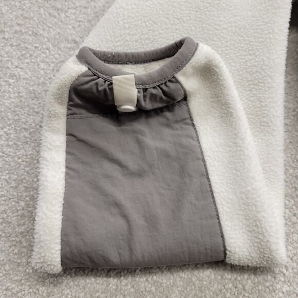 The North Face Denali Fleece Jacket Women’s Small White Gray Full Zip - Picture 7 of 7